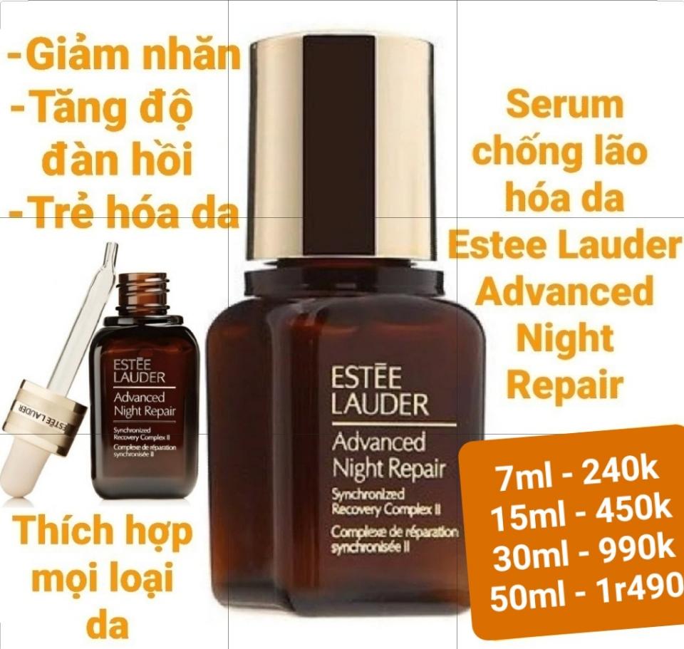 Serum chống lão hóa da Estee Lauder Advanced Night Repair-duoc-ban-tai-Naol Nguyen. 100% hàng Mỹ xách tay. Giá sale cực sốc