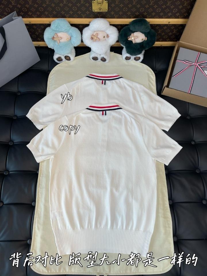 Thom Browne STRETCH VISCOSE TENNIS POLO white-duoc-ban-tai-Hvip Shoes and Clothes