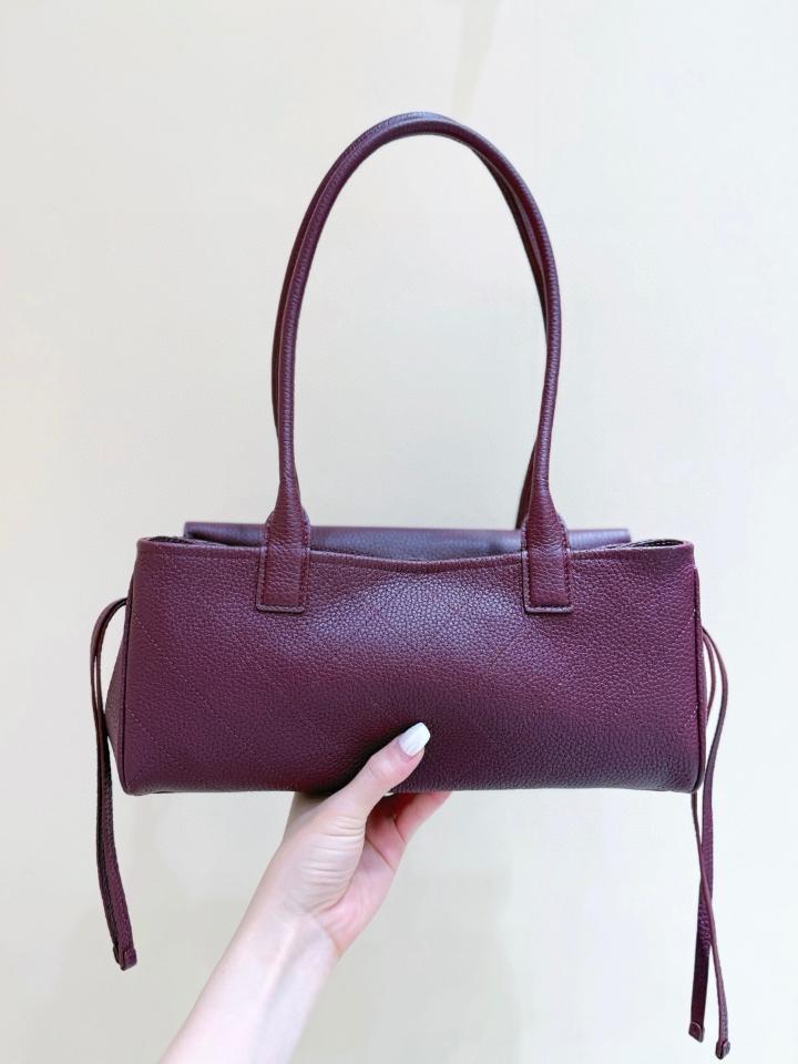 Chanel Small Shopping Bag   Grained Calfskin & Gold-Tone Metal burgundy 15*30.5*11.5cm AS6288-duoc-ban-tai-Hvip Bags and Accessories