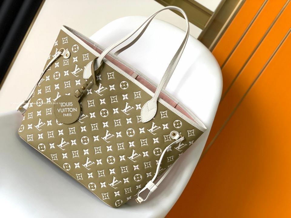 Louis Vuitton M46102 Neverfull MM Tote Monogram Empreinte 31 x 28 x 14cm-duoc-ban-tai-Hvip Bags and Accessories