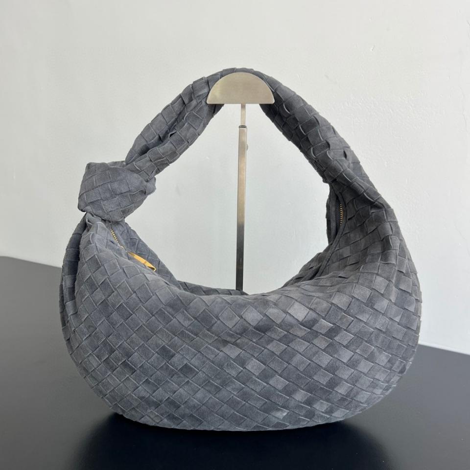 Bottega Veneta Jodie Cloudy indigo suede 600261 48x40x16cm-duoc-ban-tai-Hvip Bags and Accessories