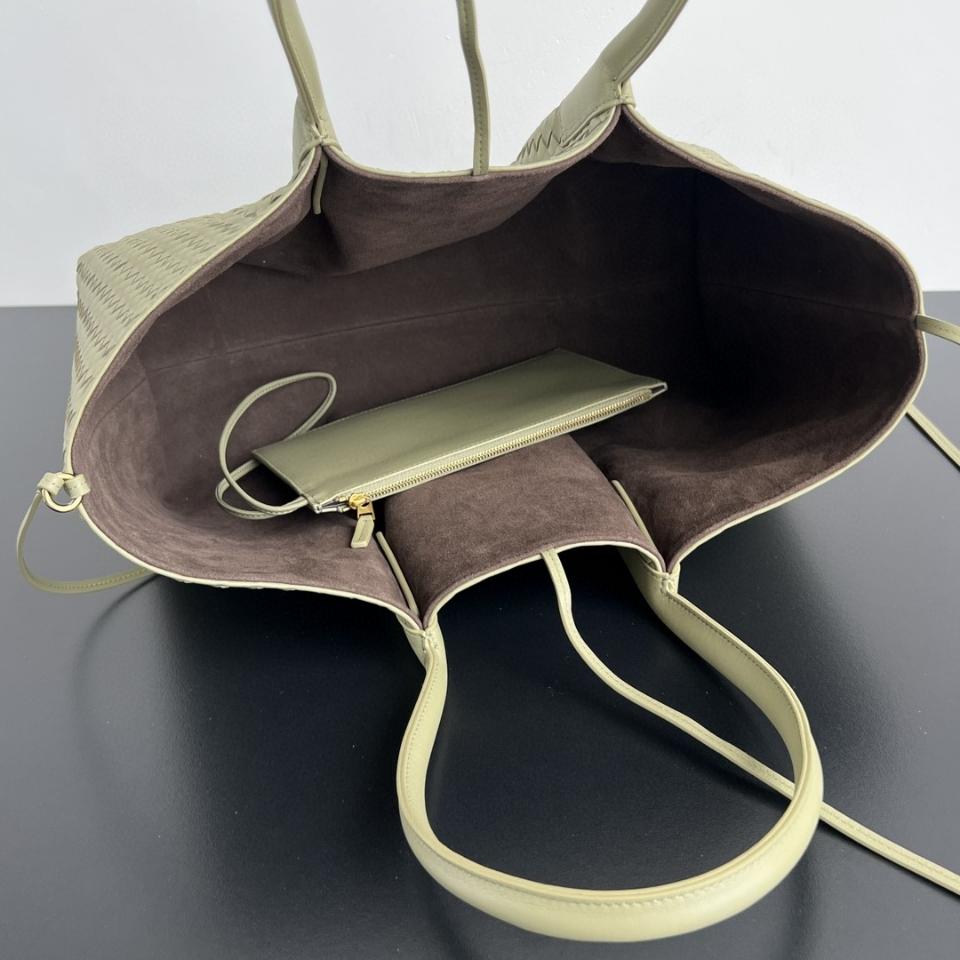Bottega Veneta Large Pinacoteca light green 817166 23*43*14.5cm-duoc-ban-tai-Hvip Bags and Accessories