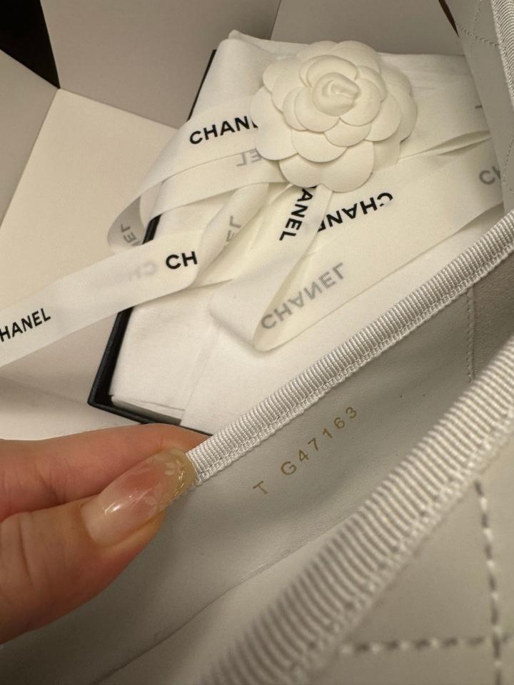 Chanel Ballet flats Lambskin white and black G47163 -duoc-ban-tai-Hvip Shoes and Clothes