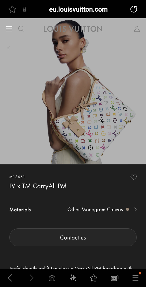 Louis Vuitton M13661
LV x TM CarryAll PM 24*12*29cm-duoc-ban-tai-Hvip Bags and Accessories