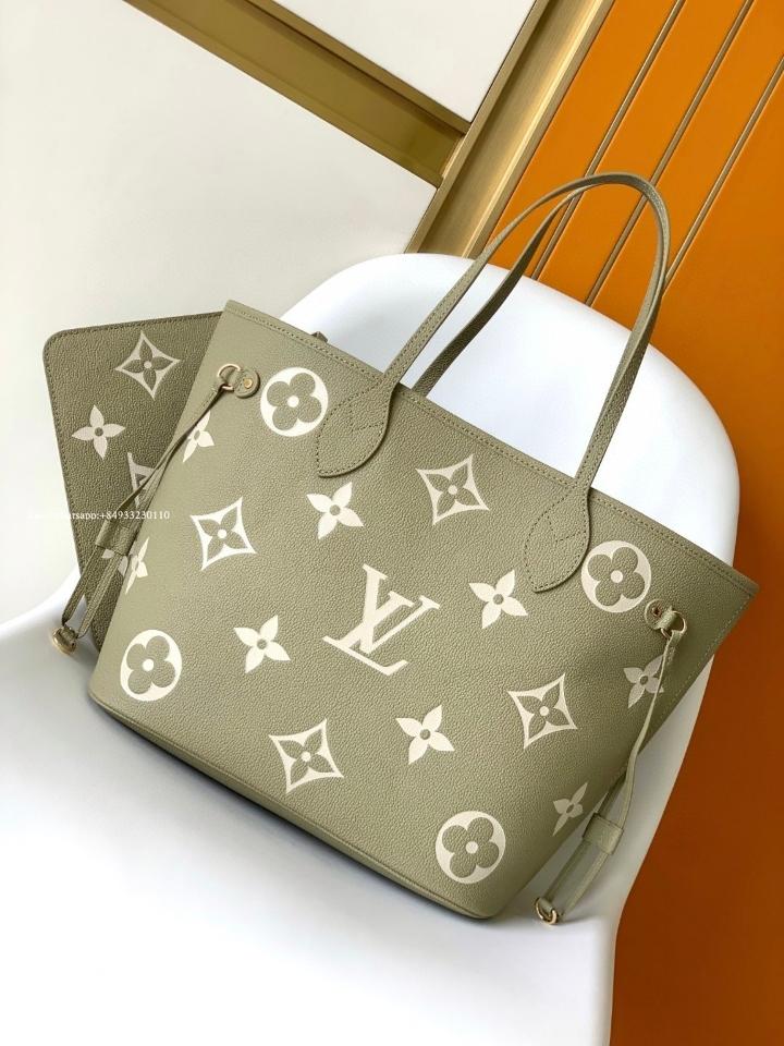 Louis Vuitton M46649 Neverfull MM Tote Monogram Empreinte 31 x 28 x 14cm-duoc-ban-tai-Hvip Bags and Accessories