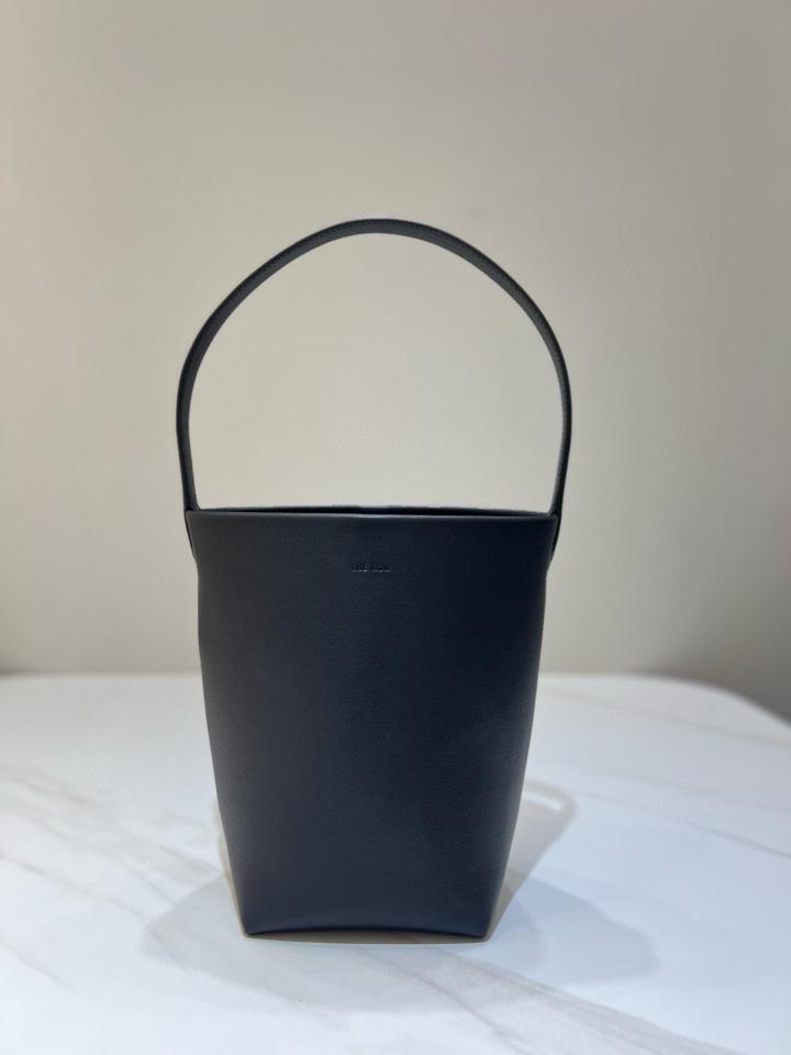 Small smooth calfskin leather tote bag black 24X22X11cm -duoc-ban-tai-Hvip Bags and Accessories