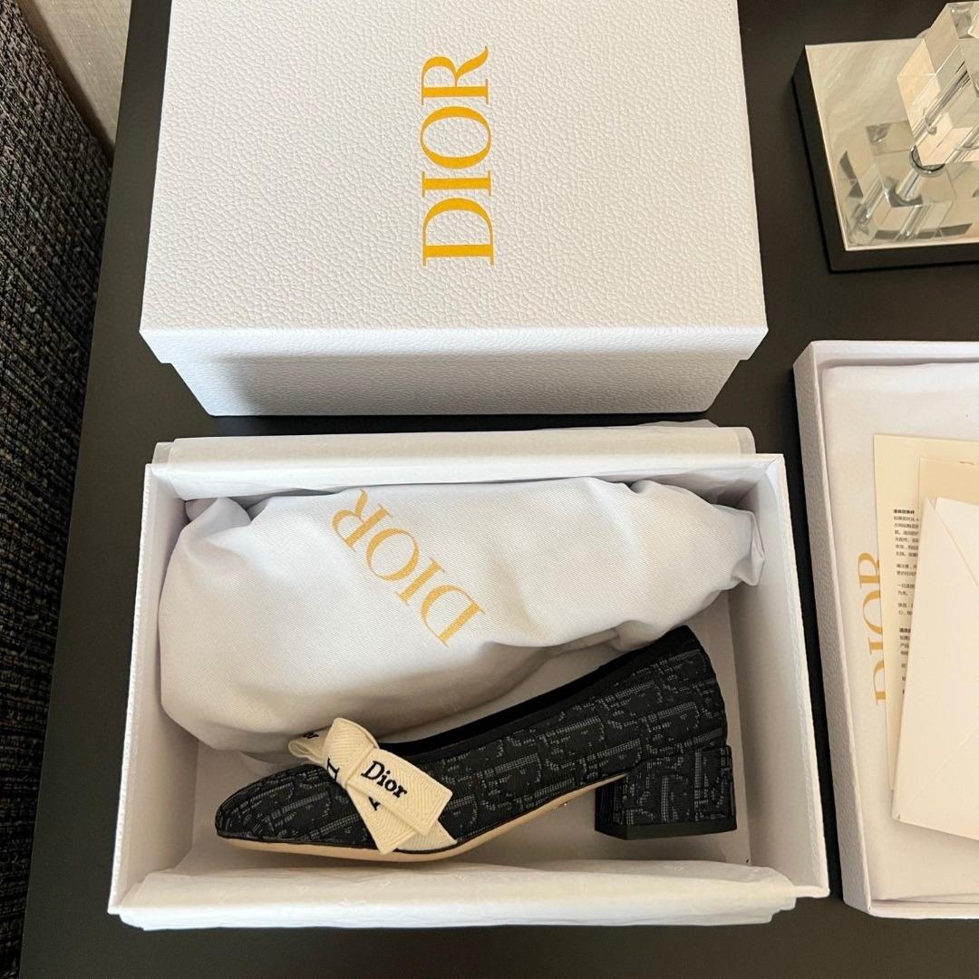 Dior J'aDior Ballet Pump in cotton Embroidered -duoc-ban-tai-Hvip Shoes and Clothes