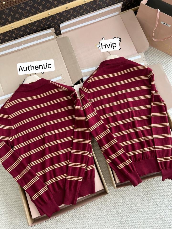 Miu Miu Striped cashmere and silk cardigan MMF949-duoc-ban-tai-Hvip Shoes and Clothes