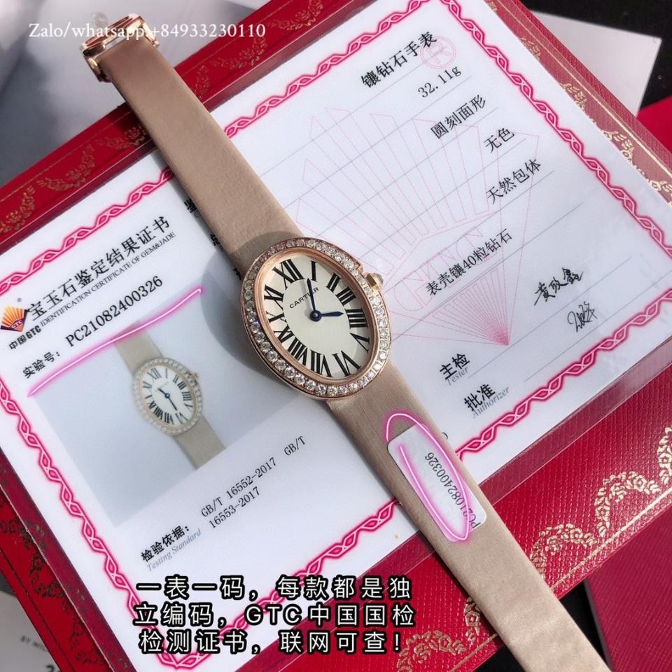 Cartier
BAIGNOIRE WATCH, SMALL MODEL - WB520004 Real diamonds -duoc-ban-tai-Hvip Bags and Accessories