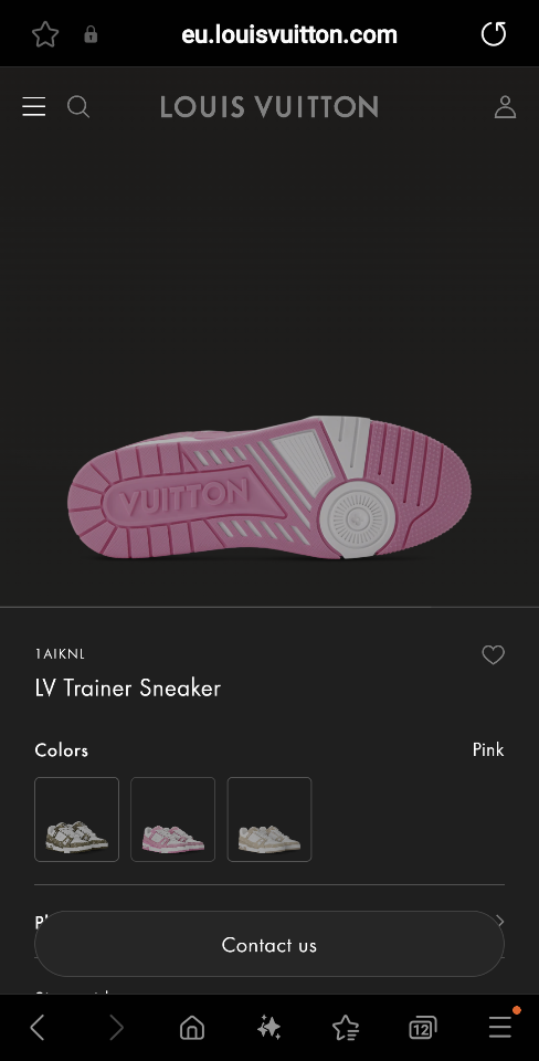 Louis Vuitton 1AIKNL
LV Trainer Sneaker
Pink (N1)-duoc-ban-tai-Hvip Shoes and Clothes