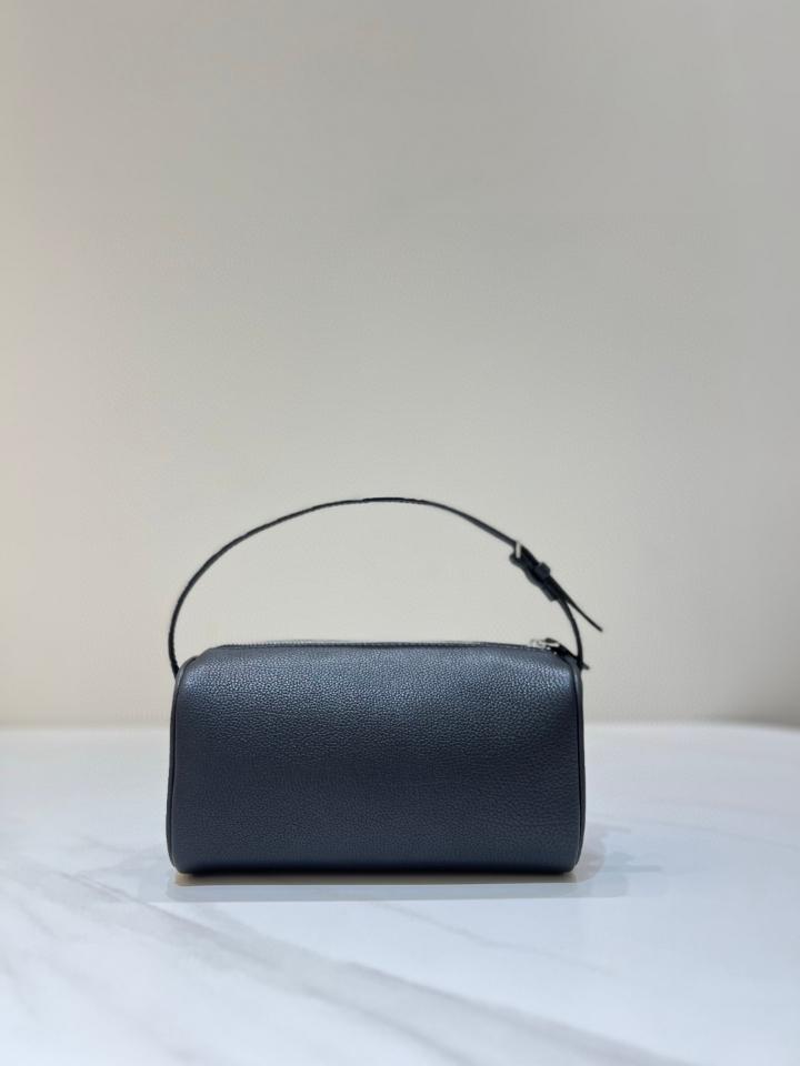 The Row 90's Bag in grained calfskin Leatherblack 19.5x10x 8cm  -duoc-ban-tai-Hvip Bags and Accessories