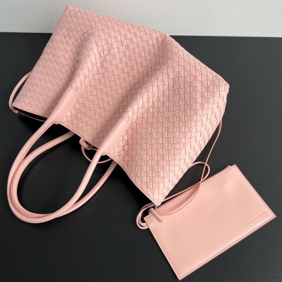 Bottega Veneta Large Pinacoteca pink 817166 23*43*14.5cm-duoc-ban-tai-Hvip Bags and Accessories