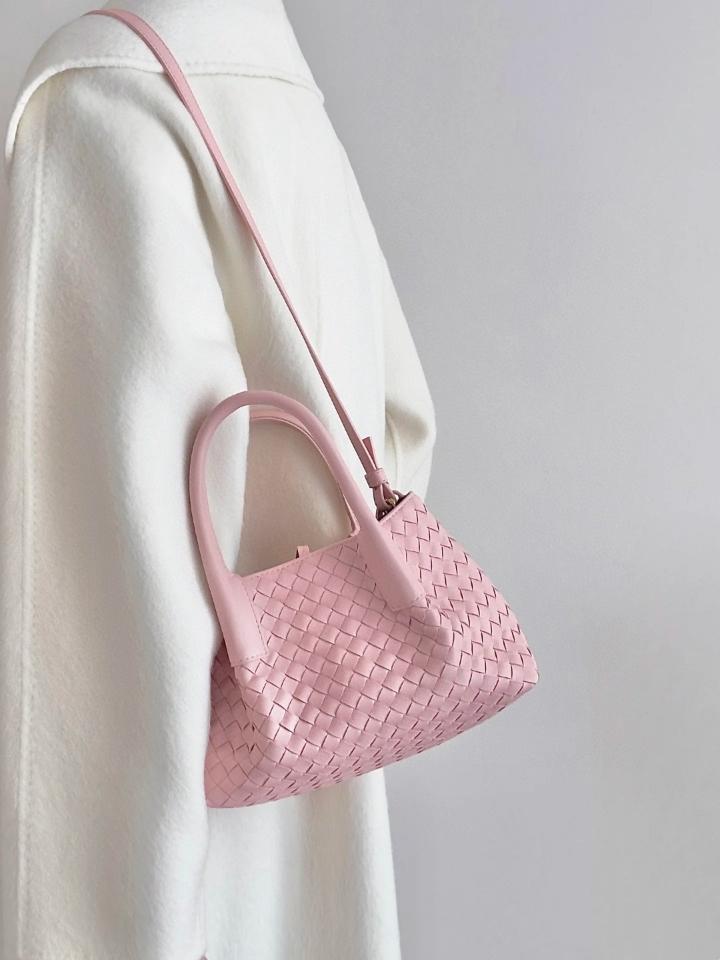 Bottega Veneta  Small Pinacoteca Rose/barolo  819004 15*24*12cm-duoc-ban-tai-Hvip Bags and Accessories