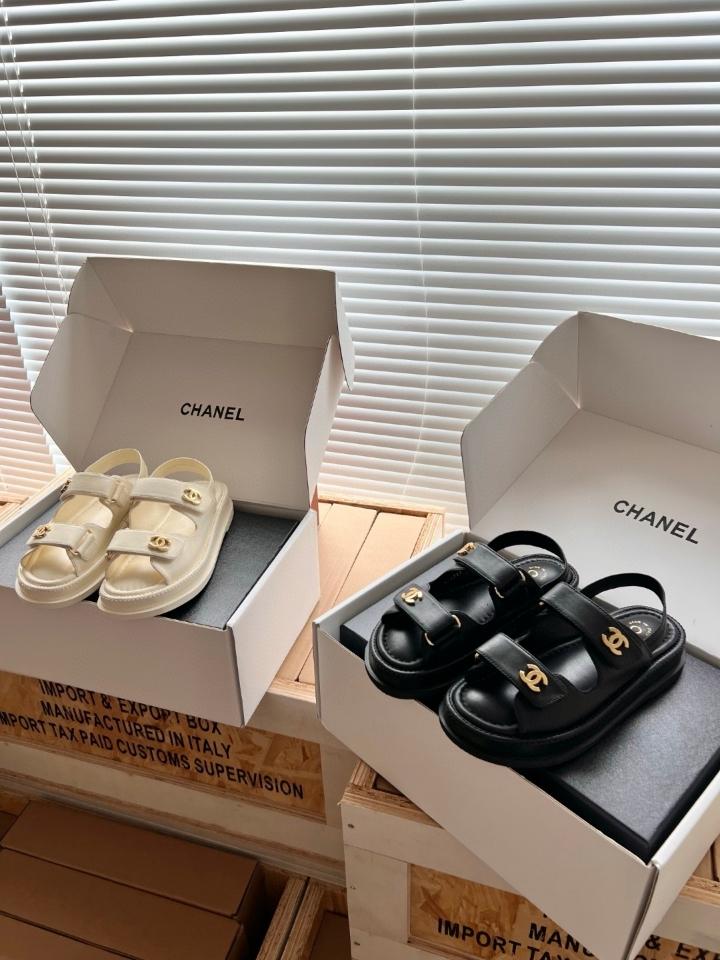 Chanel Sandals
Lambskin 
Black G46339-duoc-ban-tai-Hvip Shoes and Clothes