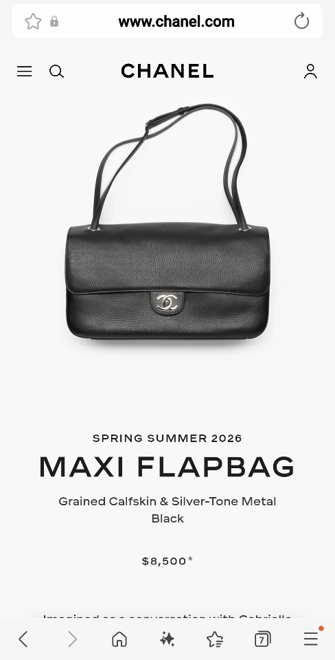 Chanel Maxi Flapbag
 
Grained Calfskin & Silver-Tone Metal 
Black AS6231 19.5 x 32 x 10cm-duoc-ban-tai-Hvip Bags and Accessories
