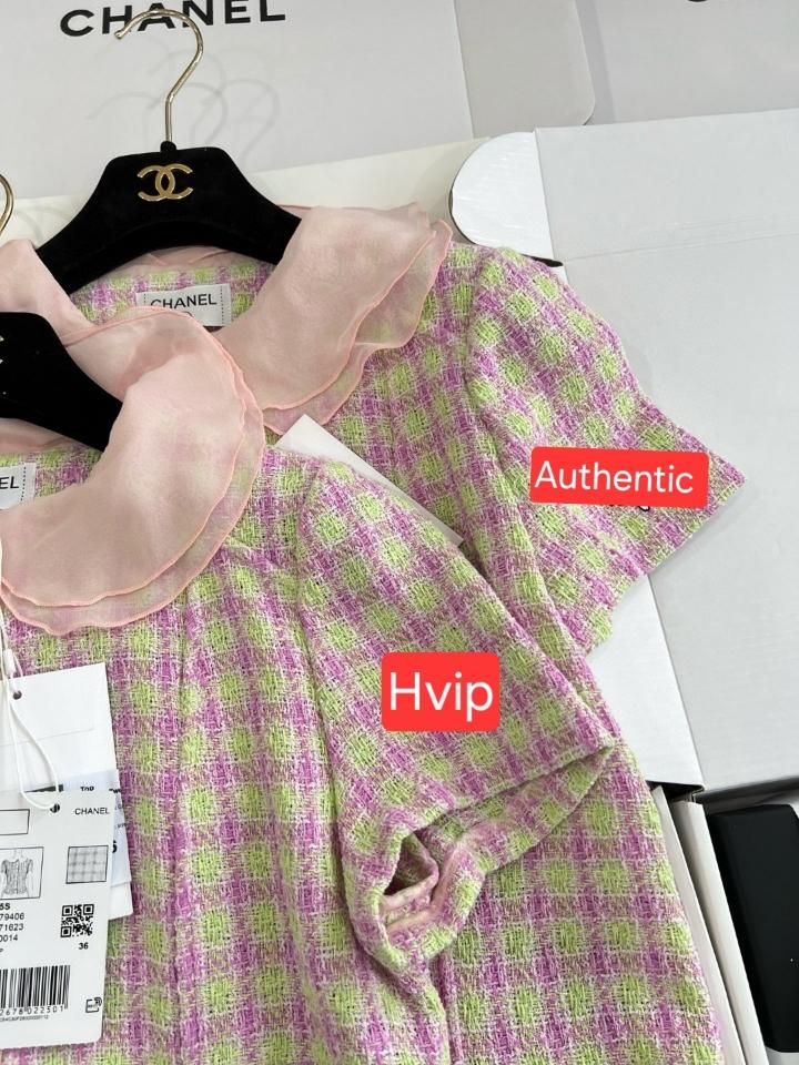 Chanel Top
 
Cotton Tweed 
Pink & Light Green-duoc-ban-tai-Hvip Shoes and Clothes