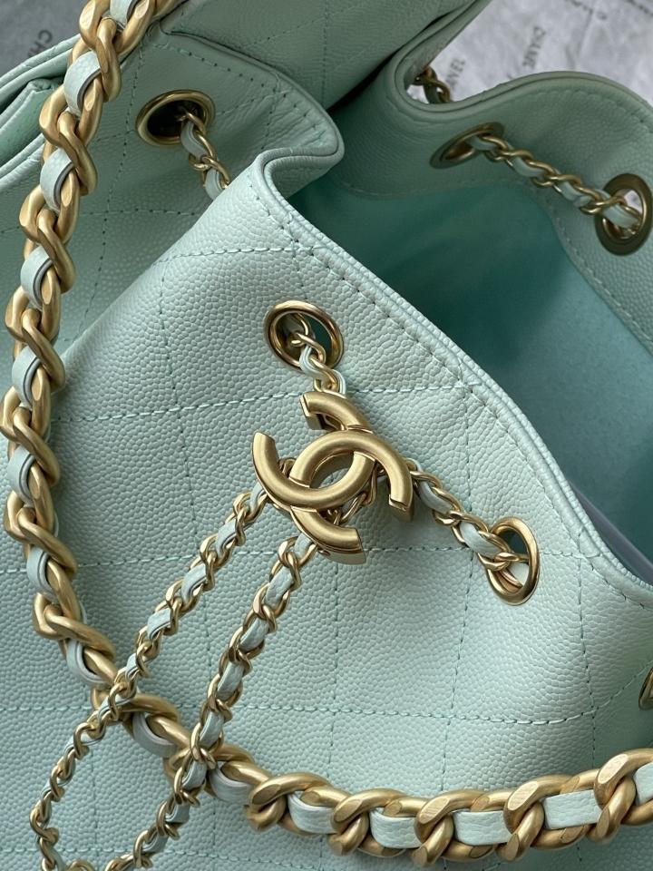 CHANEL 25 Small Handbag grained Calfskin & gold-tone tone Metal,light blue AS5293 30-26-14cm-duoc-ban-tai-Hvip Bags and Accessories