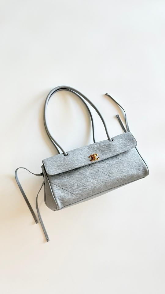 Chanel Small Shopping Bag   Grained Calfskin & Gold-Tone Metal grey 15x30.5x11.5cm AS6288-duoc-ban-tai-Hvip Bags and Accessories