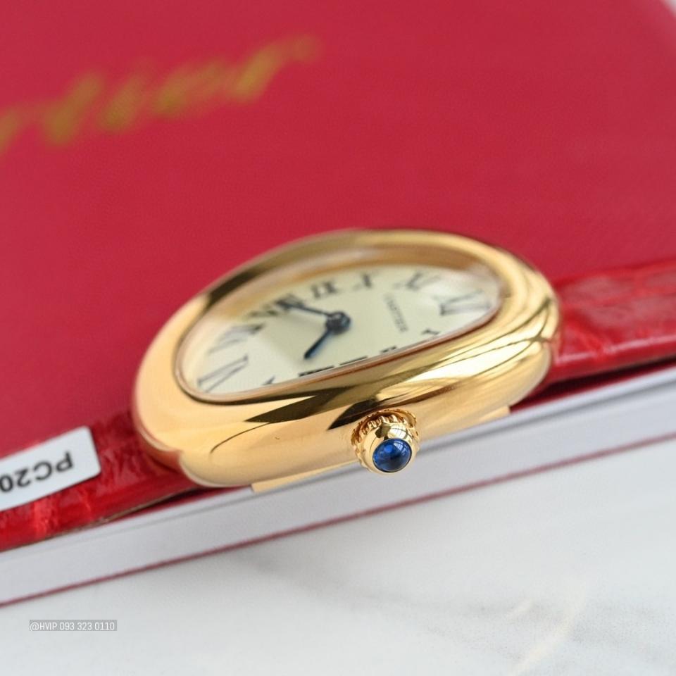 Cartier BAIGNOIRE WATCH Small model, quartz movement, yellow gold WGBA0007 .-duoc-ban-tai-Hvip Bags and Accessories