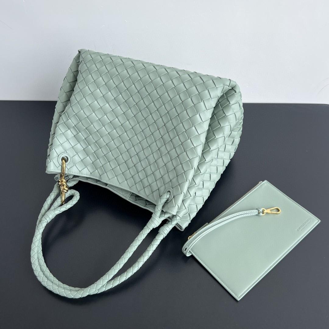Bottega Veneta Large Parachute emerald green 796571 30X26X20cm-duoc-ban-tai-Hvip Bags and Accessories
