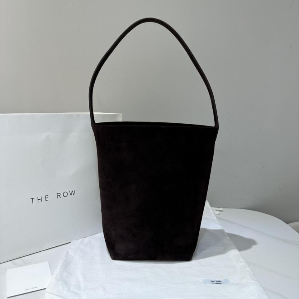 THE ROW
Medium N/S Park suede tote bag mocha 30X28X15.5cm-duoc-ban-tai-Hvip Bags and Accessories