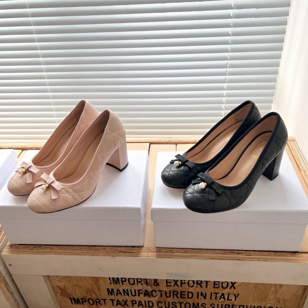 Dior Pump Quilted Cannage Calfskin 90mm-duoc-ban-tai-Hvip Shoes and Clothes