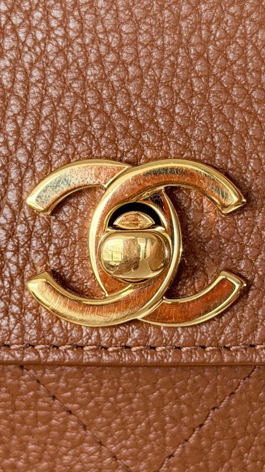 Chanel Small Shopping Bag   Grained Calfskin & Gold-Tone Metal brown 15x30.5x11.5cm AS6288-duoc-ban-tai-Hvip Bags and Accessories