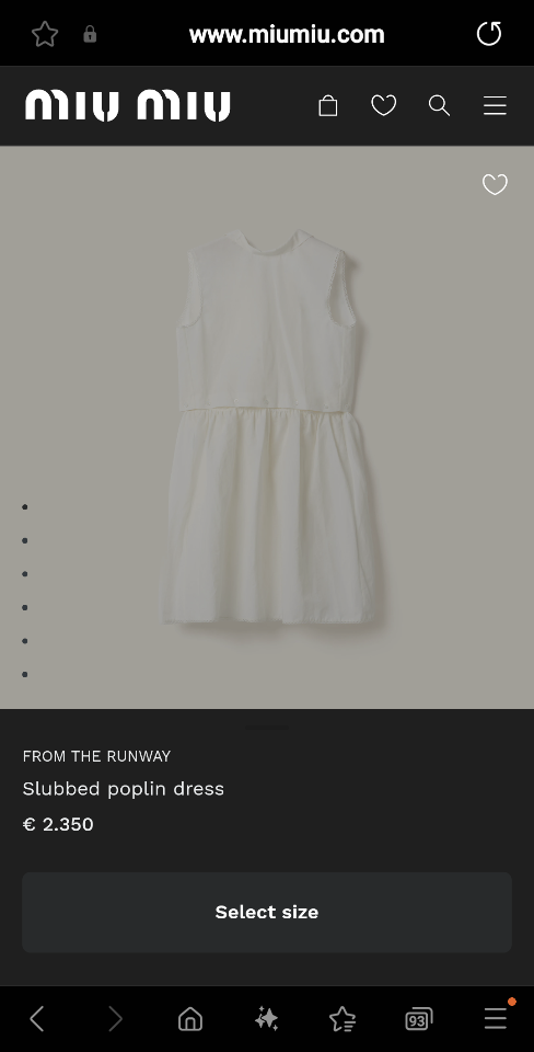 Miu Miu Slubbed poplin dress MF5780-duoc-ban-tai-Hvip Shoes and Clothes