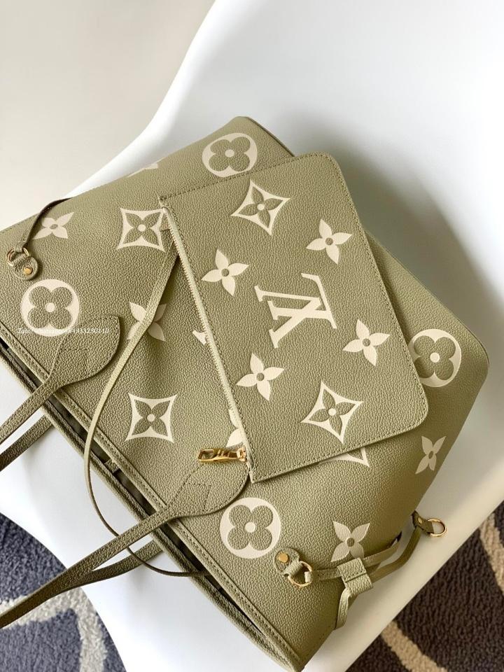 Louis Vuitton M46649 Neverfull MM Tote Monogram Empreinte 31 x 28 x 14cm-duoc-ban-tai-Hvip Bags and Accessories