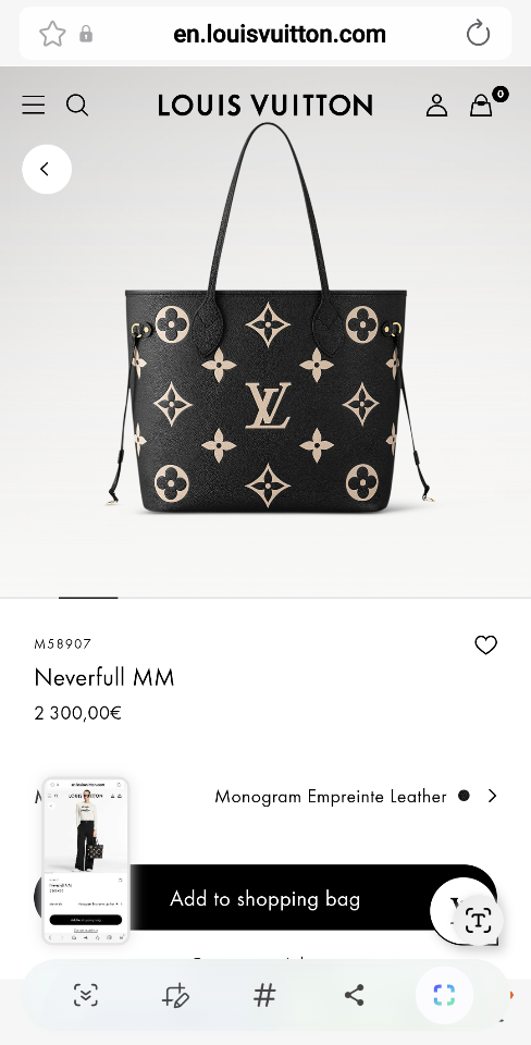 Louis Vuitton M58907
Neverfull MM 31 x 28 x 14cm-duoc-ban-tai-Hvip Bags and Accessories