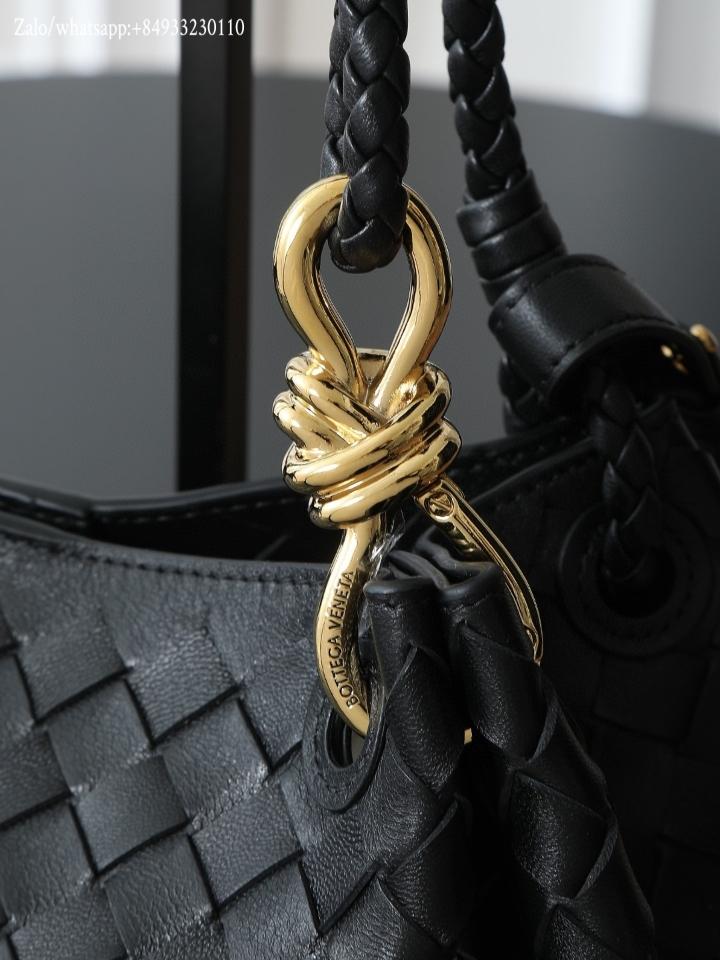 Bottega Veneta medium Parachute black  835921 29.5x17.5x18.5cm -duoc-ban-tai-Hvip Bags and Accessories