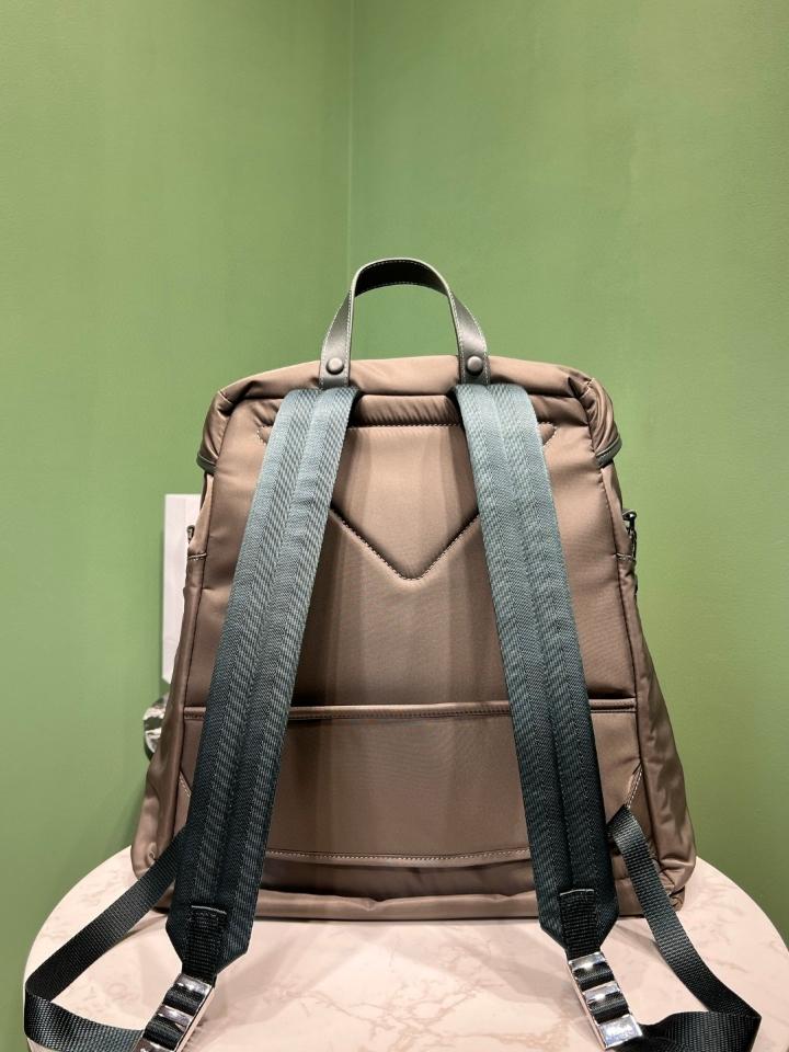 Prada Re-Nylon backpack grey 2VZ108 30x38x17cm-duoc-ban-tai-Hvip Bags and Accessories