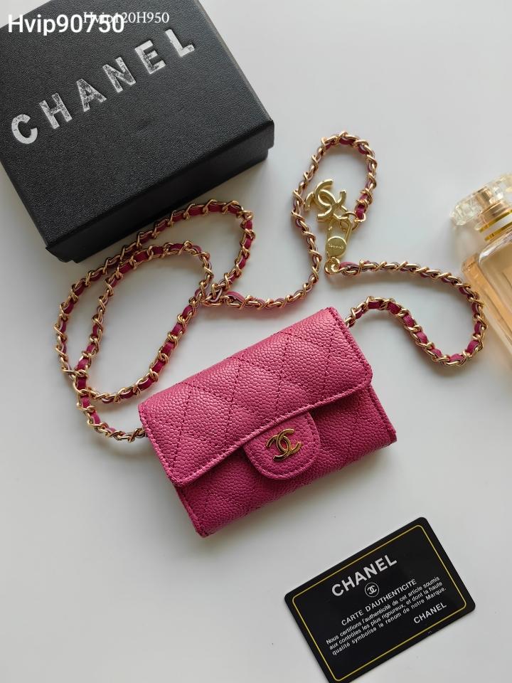 Chanel Pochette Wallet/Coin Case  Caviar Skin A8937.-duoc-ban-tai-Hvip Bags and Accessories