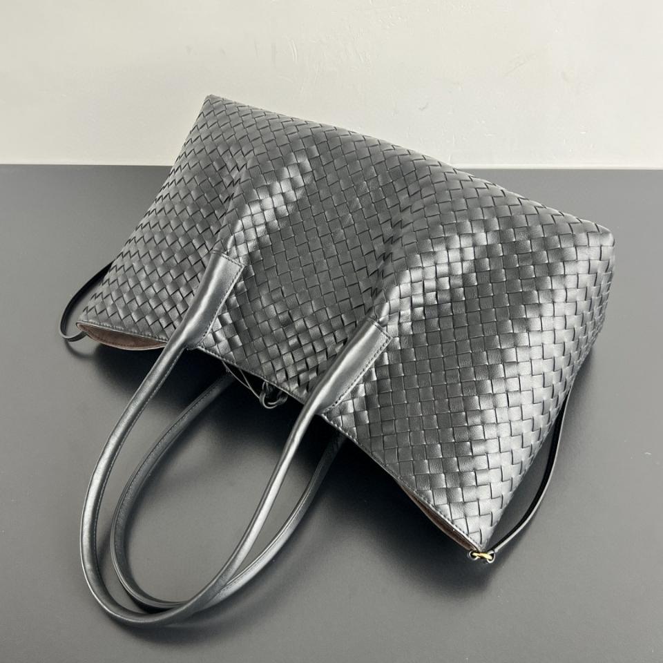 Bottega Veneta Large Pinacoteca Black/fondant 817166 23*43*14.5cm-duoc-ban-tai-Hvip Bags and Accessories