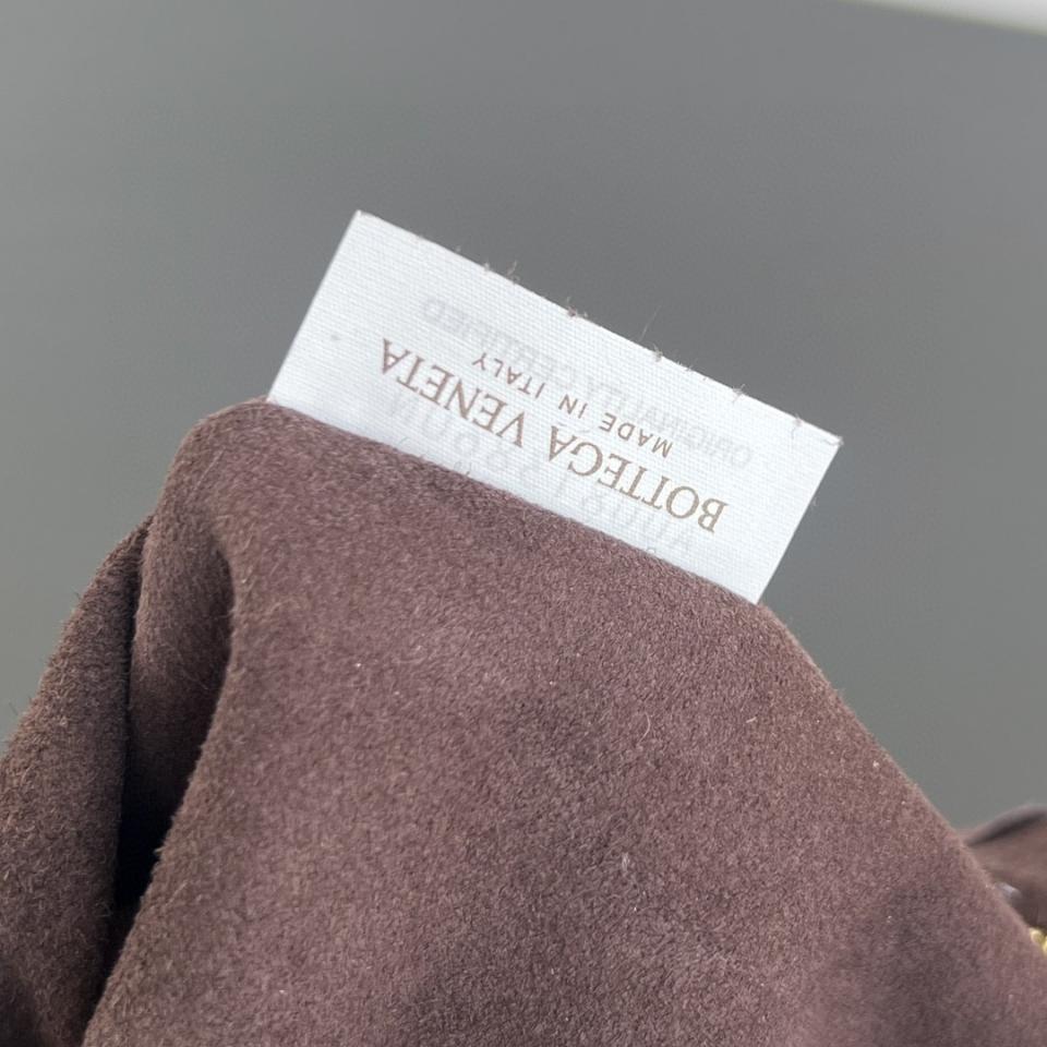 Bottega Veneta Jodie dark chocolate suede 600261 48x40x16cm-duoc-ban-tai-Hvip Bags and Accessories