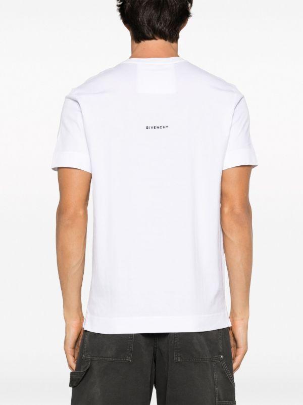 Givenchy
logo-embroidered cotton T-shirt white BM716G3YCD100-duoc-ban-tai-Hvip Shoes and Clothes