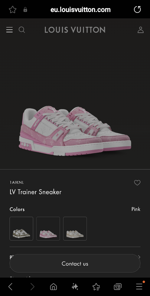 Louis Vuitton 1AIKNL
LV Trainer Sneaker
Pink (N1)-duoc-ban-tai-Hvip Shoes and Clothes