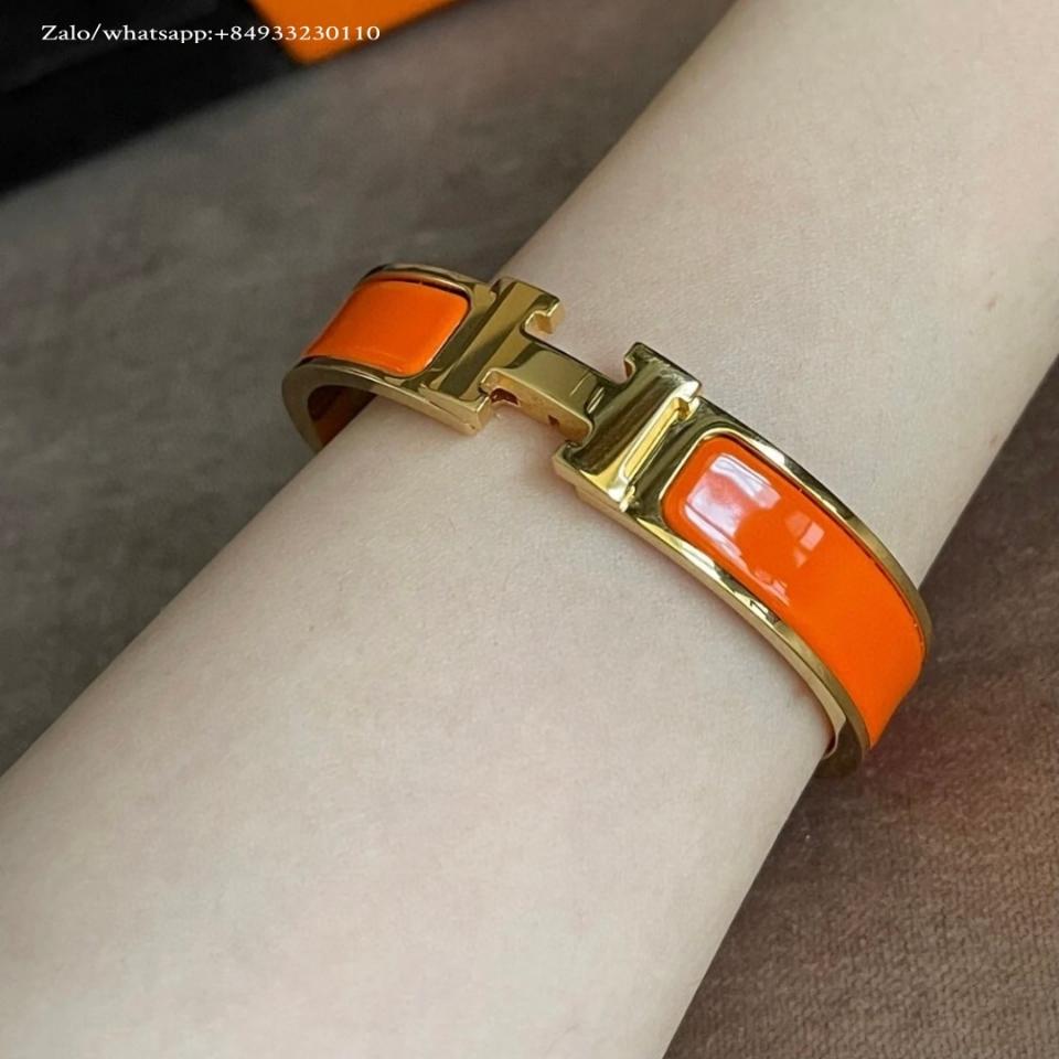 HERMÈS Clic H bracelet H700001F orange GHW -duoc-ban-tai-Hvip Bags and Accessories