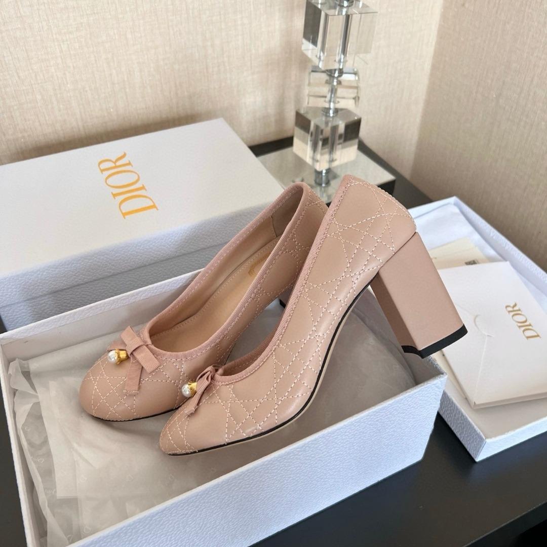 Dior Pump Quilted Cannage Calfskin 90mm-duoc-ban-tai-Hvip Shoes and Clothes