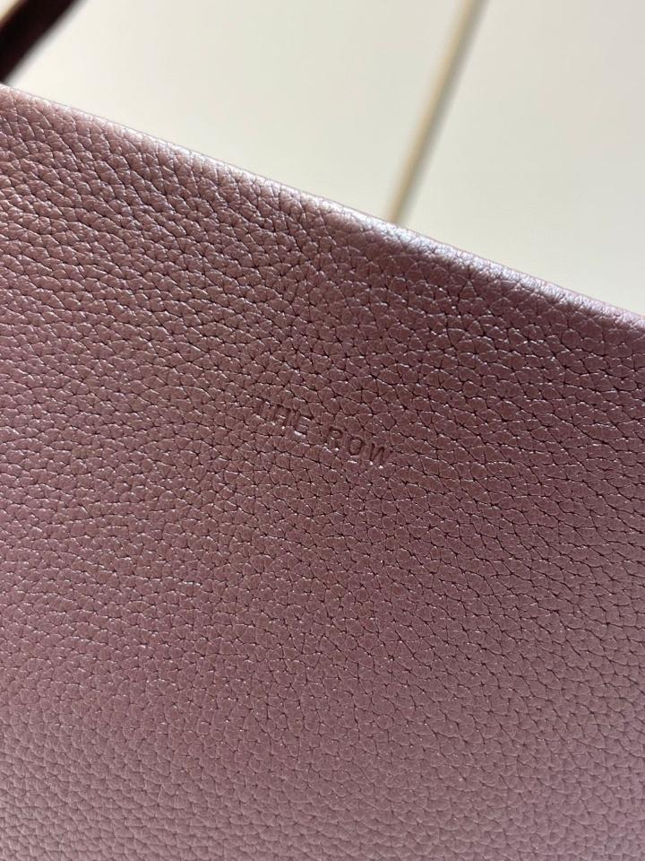 The Row Large N/S Park Tote in Leather Dark brown 44X38X21cm -25cm-duoc-ban-tai-Hvip Bags and Accessories