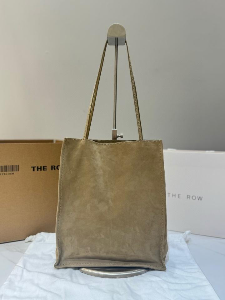 The Row Medium To Go Tote shoulder Bag in Nubuck Mustard 25✖️9.5✖️29cm-duoc-ban-tai-Hvip Bags and Accessories