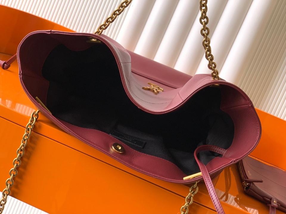 Saint Laurent JAMIE SHOPPING Medium in lambskin
Bordeaux  809824 35x35×10cm (1)-duoc-ban-tai-Hvip Bags and Accessories