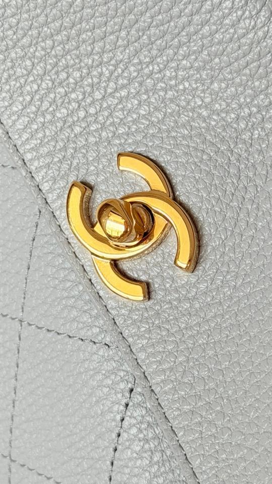 Chanel Small Shopping Bag   Grained Calfskin & Gold-Tone Metal grey 15x30.5x11.5cm AS6288-duoc-ban-tai-Hvip Bags and Accessories