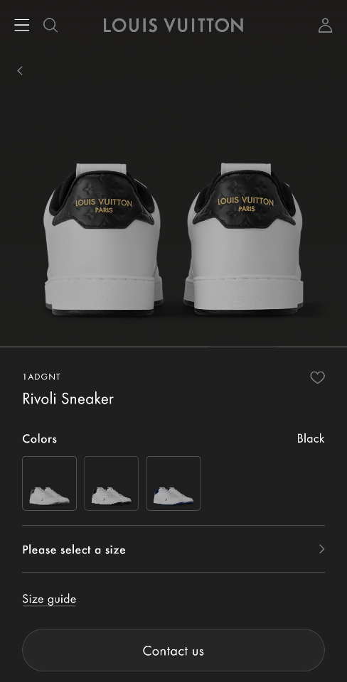 Louis Vuitton 1ADGNT
Rivoli Sneaker (n1)-duoc-ban-tai-Hvip Shoes and Clothes