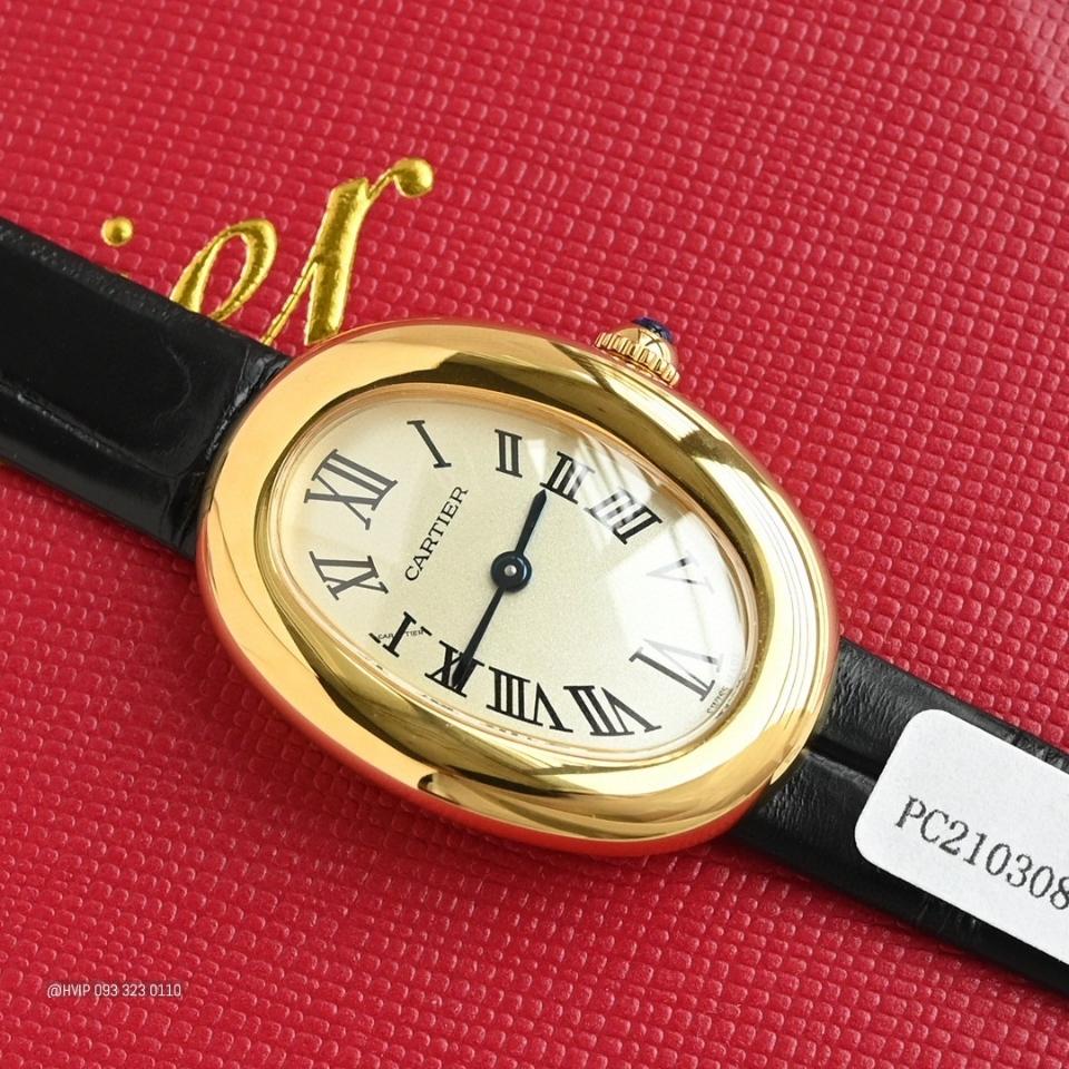 Cartier BAIGNOIRE WATCH Small model, quartz movement, yellow gold WGBA0042-duoc-ban-tai-Hvip Bags and Accessories