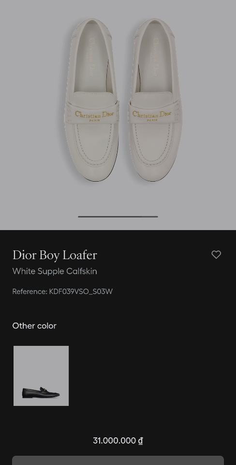 Dior Boy Loafer
White Supple Calfskin
 KDF039VSO_S03W (1)-duoc-ban-tai-Hvip Shoes and Clothes