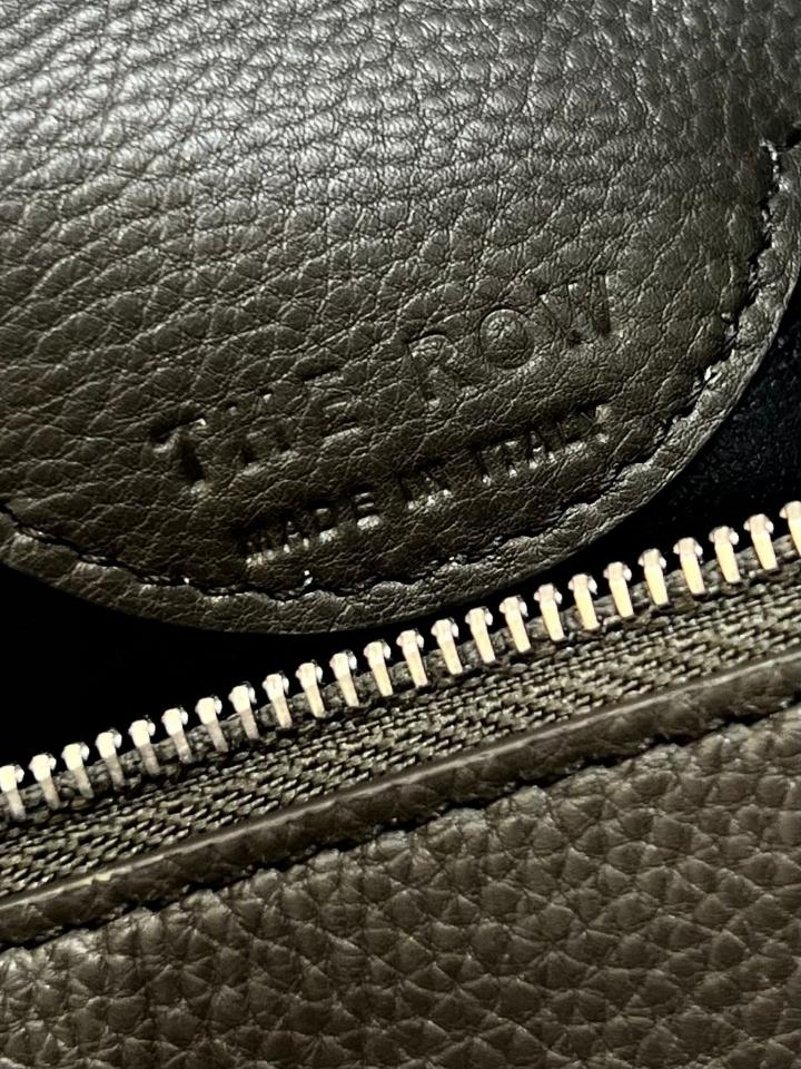 THE ROW 
Edith Small leather shoulder bag black 25x9x13x12cm-duoc-ban-tai-Hvip Bags and Accessories