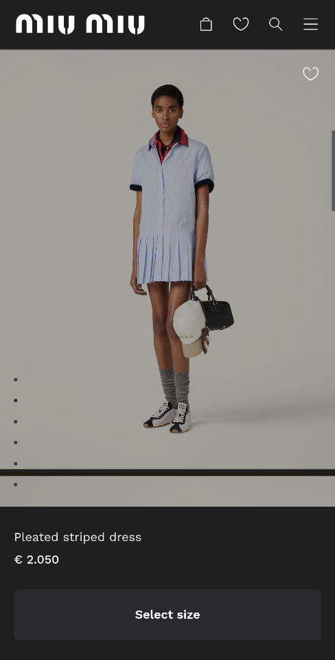 Miu Miu Pleated striped dress MF5399-duoc-ban-tai-Hvip Shoes and Clothes
