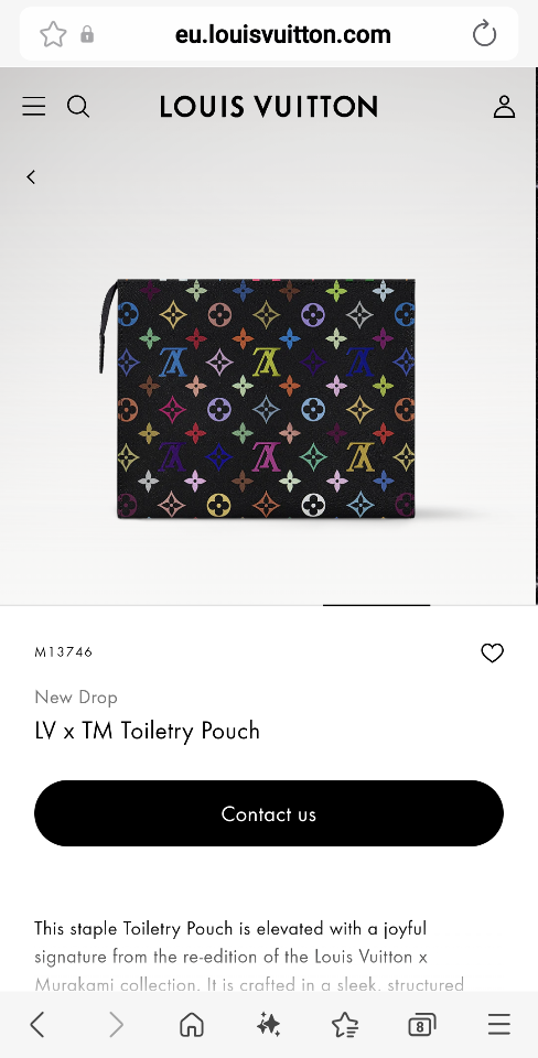 Louis Vuitton M13746
New Drop
LV x TM Toiletry Pouch black-duoc-ban-tai-Hvip Bags and Accessories