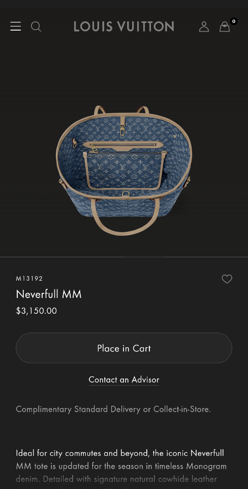 Louis Vuitton M13192
Neverfull MM 31*28*14CM Lv1-duoc-ban-tai-Hvip Bags and Accessories